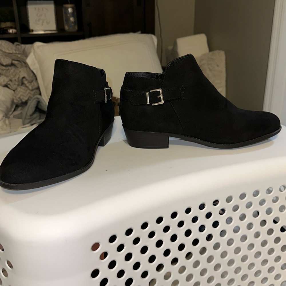 Torrid Black Suede Boots